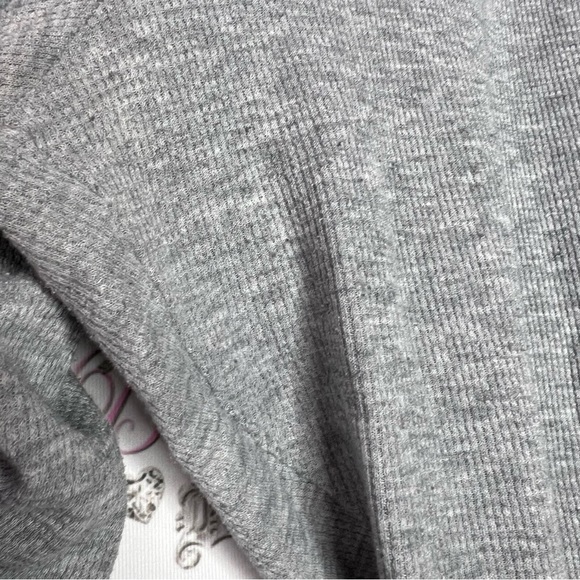 Victoria secret pink thermal waffle jogger sweat pants grey black pink logo bum - Picture 10 of 10